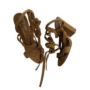 Diavolina Strappy Sandals in Brown